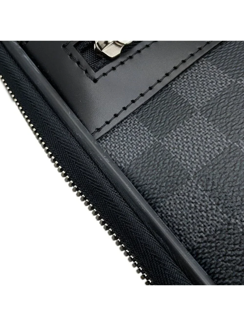 Louis Vuitton Carry Case Damier Graphite Pegase 45 Suitcase Black Travel